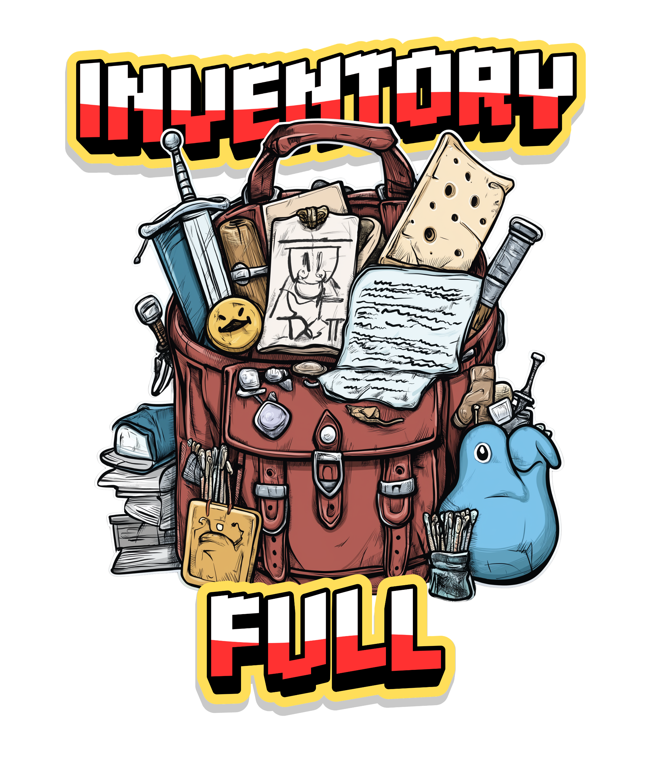 Inventory Full pixel art design