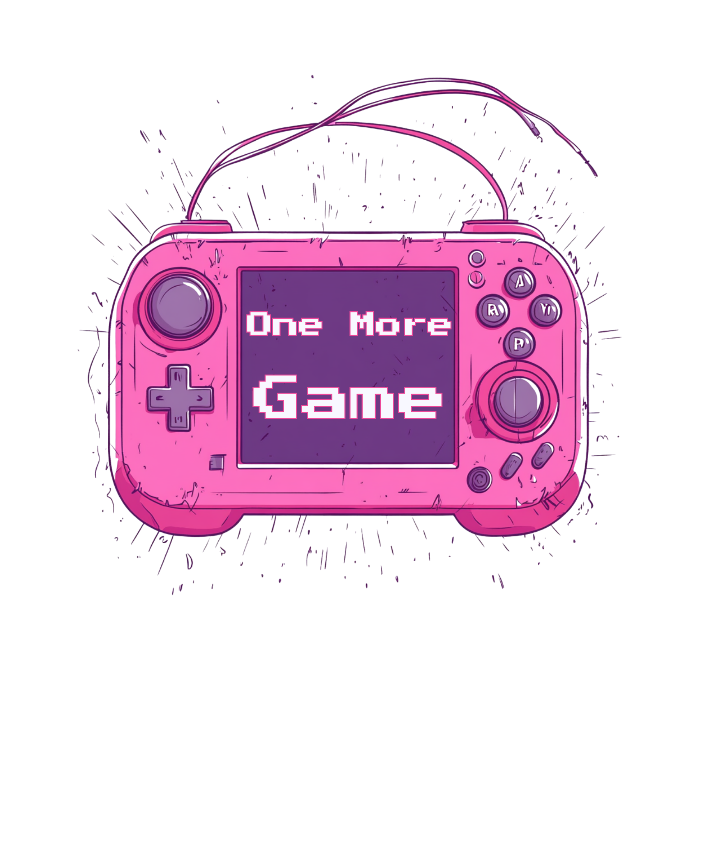One More Game retro gaming design